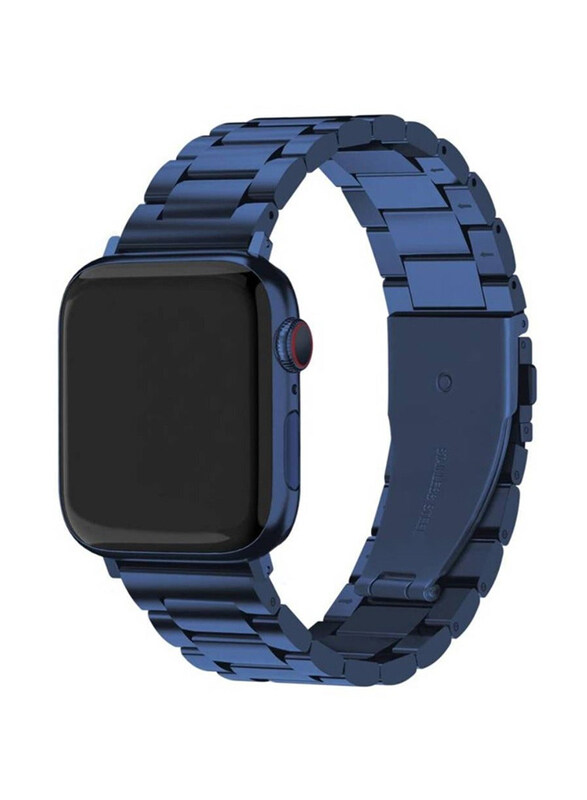 

Gennext Replacement Stainless Steel Strap for Apple iWatch Series 8/SE/7/6/5/4/3/2/1 Ultra 49mm/45mm/44mm/42mm, Blue