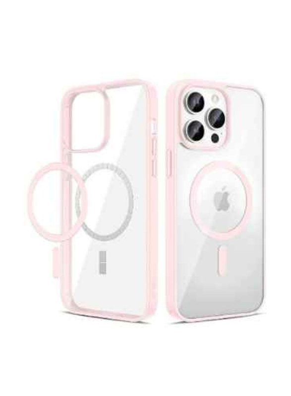 Zoomee Apple iPhone 14 Pro Max Bumper Magnetic MagSafe Mobile Phone Case Cover, Pink