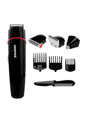 Geepas Rechargeable Trimmer for Men, GTR8128N, Black