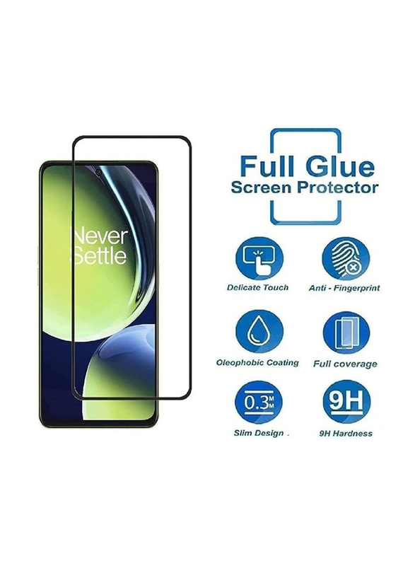 OnePlus Nord CE 3 Lite Tempered Glass 9H Hardness Automatic Adsorption Screen Protector, Clear