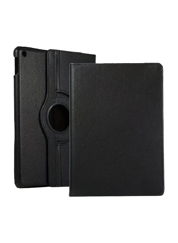 

Gennext Apple iPad Air 2nd/3rd/4th Gen Folio Leather 360 Degree Rotating Stand Smart Cover Case Smart Cover Case, Black