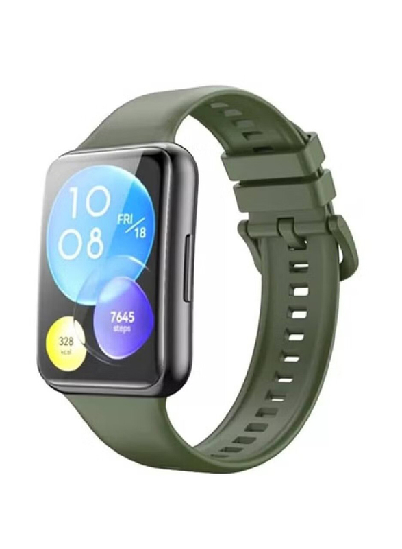 Gennext Silicone Replacement Band for Huawei Fit 2 Watch, Green