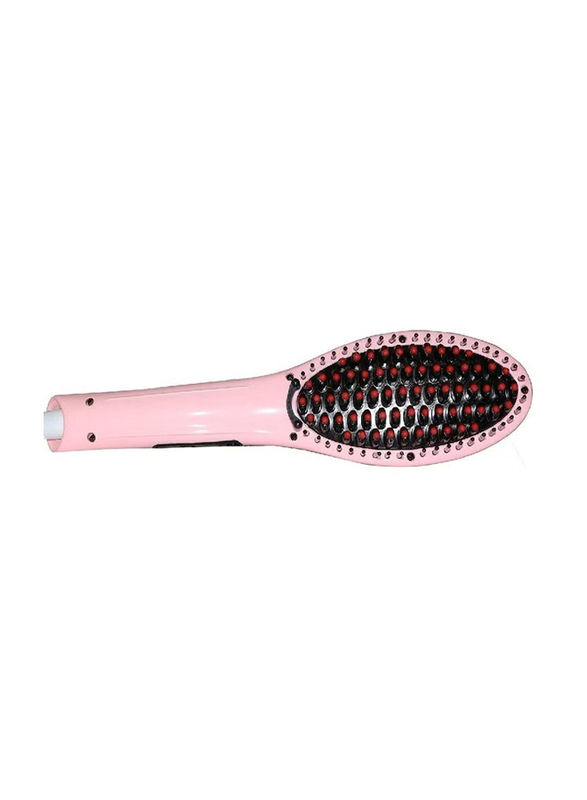 Gennext Fast Hair Straightener Comb Brush, HQT-906, Pink