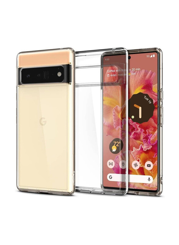 

Gennext Google Pixel 6 Pro Premium Quality Smart Shockproof Anti-Slip Mobile Phone Case Cover, Clear