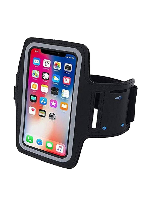 Gennext Apple iPhone 11 Pro Max/XS Max/7 Plus/8 Plus Cell Phone Armband Case, Black