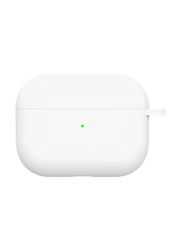 Gennext Soft Silicone Protective Skin Case Cover for Apple AirPods Pro 2, White