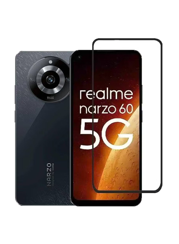 Realme Narzo 60 5G 9H Hardness Anti-Scratch Tempered Glass Screen Protector, Clear