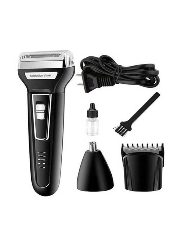 Gennext 3-in-1 Rechargeable Waterproof Professional Cordless Electric Hair Trimmer for Men, Black