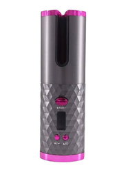 Gennext Automatic Cordless Auto Hair Curler with LCD Display & Accessories, Black/Pink