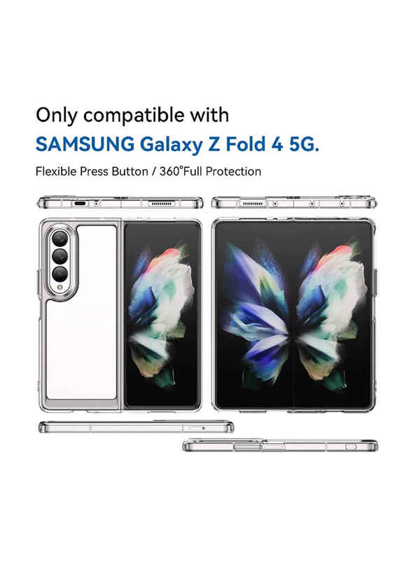Samsung Galaxy Z Fold 4 5g TPU Mobile Phone Case Cover, Clear