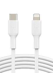 Gennext One Size Lightning Cable Boost Charge Cable, USB Type-C Male to Lightning, MFi-Certified for Apple iPhone, White