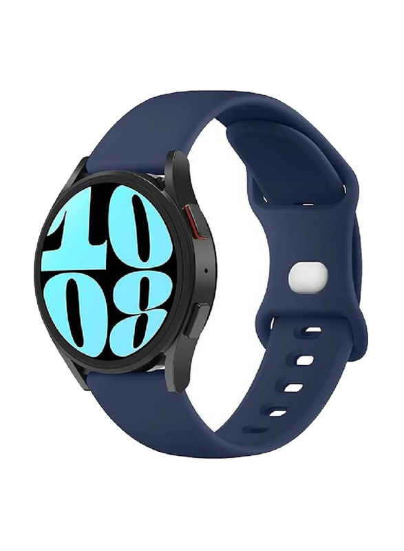 

Gennext Adjustable Quick Release Silicone Replacement Band for Samsung Galaxy Watch 4/4 Classic/5/5 Pro/6/6 Classic, Blue