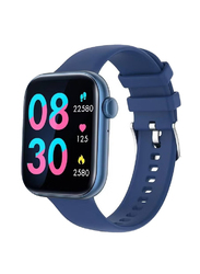 1.8 Inch Hd Full Touch Screen Smartwatch, Fitness Watch With Call/Text/Heart Rate Fitness Watch with Blood Pressure Monitor, Blue