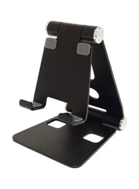 

Gennext Universal Adjustable Foldable Mobile Phone Stand, Black