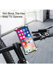 Yesido 360 Degree Rotatable X-Shape Stand C191 Universal Bicycle Handlebar Phone Holder Rack for Motorcycle/Scooter Smartphone, Black
