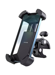 USAMS 360 Degree Cycling Phone Mobile Holder Bike Mount, Black