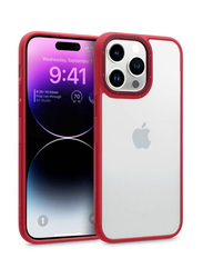 Zoomee Apple iPhone 14 Pro Max Ultra Protective Anti-Scratch Super Classic Mobile Phone Case Cover, Red