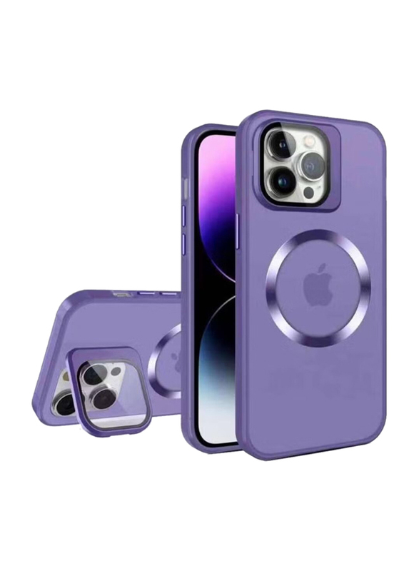 Apple iPhone 15 Pro Max Protective New Design Scratch-Resistant Camera Protection Mobile Phone Case Cover, Purple