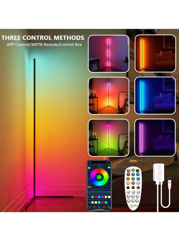 Gennext Remote Control LED Light Corner Lamp, Multicolour