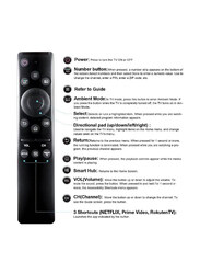 Gennext Universal TV Remote Control for Samsung Smart TV HDTV 4K UHD Curved QLED with Netflix, Prime Video Buttons, Black