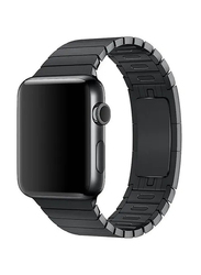 Stainless Steel Band with Screen Protector for Apple Watch 42mm, Black