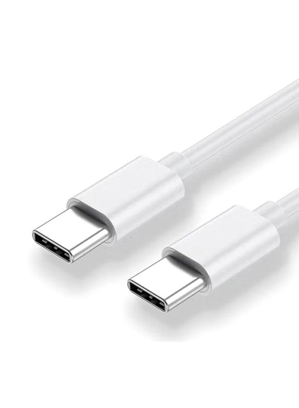 Gennext One Size USB Type-C Charging Cable, USB Type-C To Type-C for Suitable Devices, White