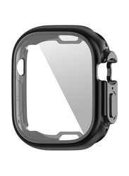 Zoomee Protective Anti-Scratch Case with Screen Protector for Apple Watch Ultra 49mm, Black