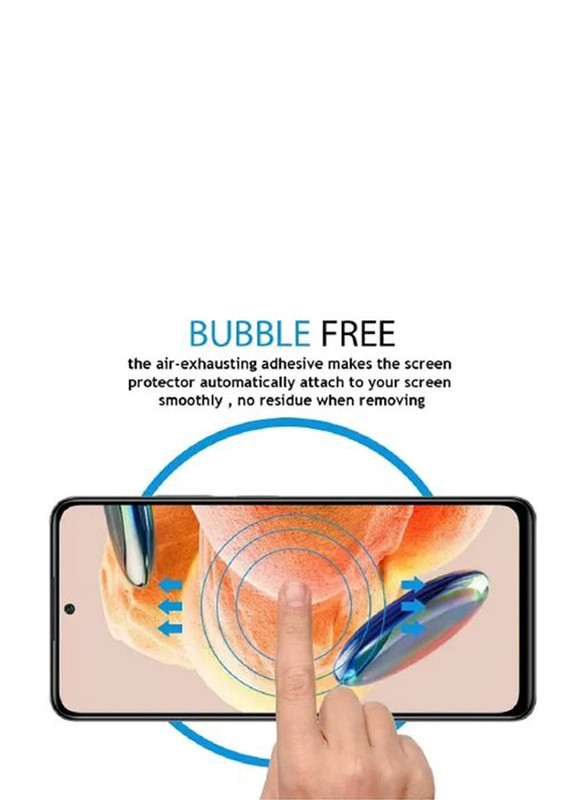 Gennext Xiaomi Redmi Note 13 Bubble Free, Anti-Scratch, Anti-Fingerprint, 9H Hardness Tempered Glass Screen Protector, Clear