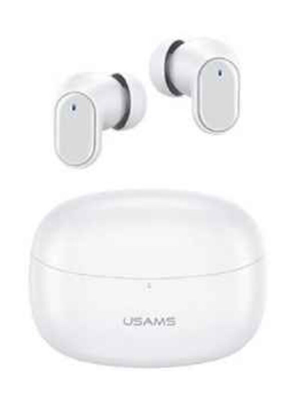 

Usams Bluetooth In-Ear Earbuds with Mic, White