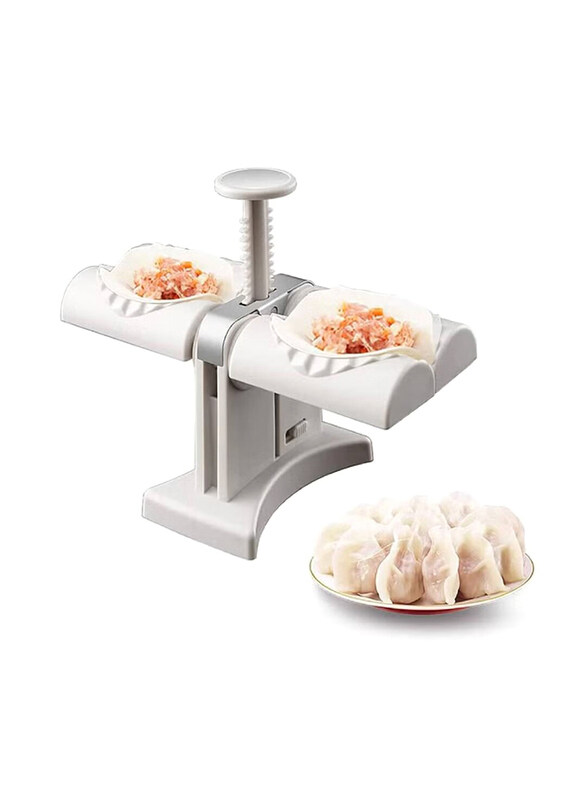 

Gennext Household Double Head Automatic Dumpling Press Machine, White