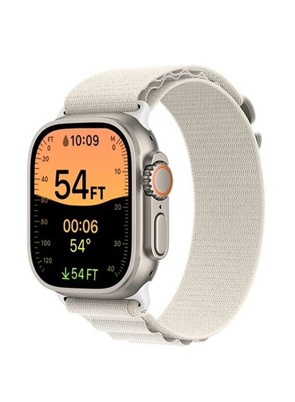 Zoomee Alpine Loop Replacement Band Strap for Apple Watch Ultra & All Series 49/45/44/42mm, White