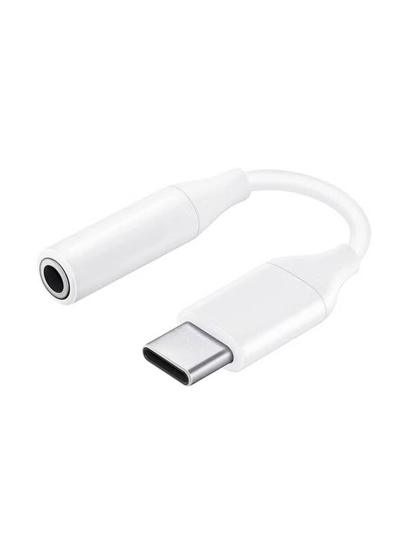 

Generic One Size 3.5mm Jack Connector Adapter, USB Type-C Male To 3.5mm Jack for Audio Devices, White