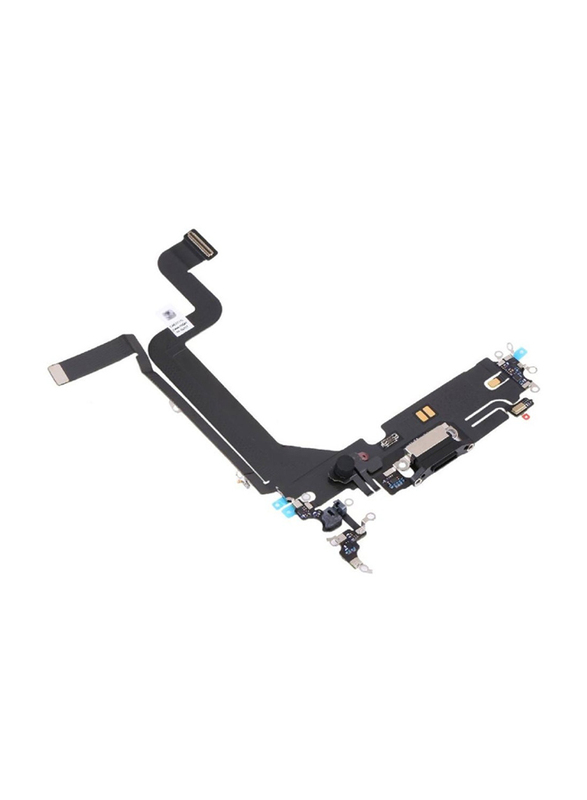 Gennext Apple iPhone 14 Pro Max Jack Flex Cable Replacement Charging Port, Black
