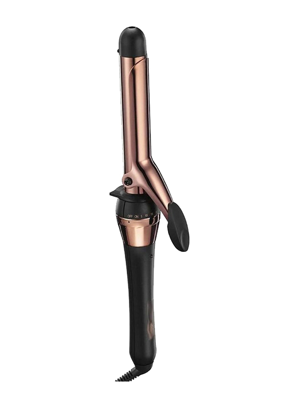 Gennext Titanium 1-Inch Curling Iron & 1-inch Barrel Produces Classic Curls, Rose Gold