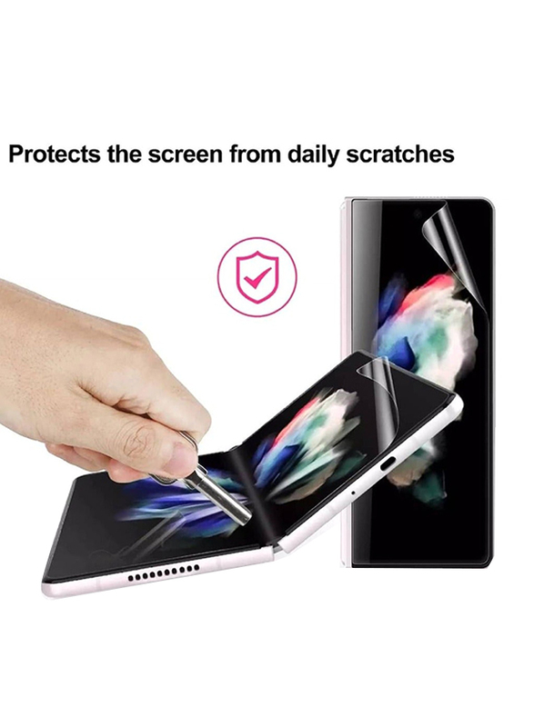 Gennext Samsung Galaxy Z Fold 2 Hydrogel Screen Protector Cover, Clear