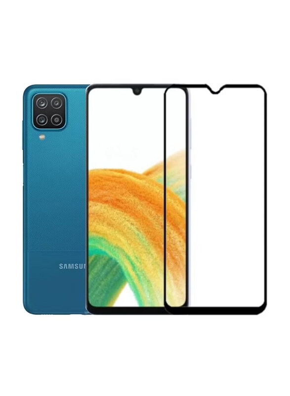 

Zoomee Samsung Galaxy A12 Full Coverage Anti-Scratch Premium Tempered Glass Screen Protector, Clear