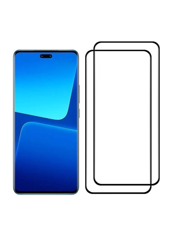 Gennext Xiaomi 13 Lite Anti Scratch Bubble Free Tempered Glass Screen Protector, 2 Pieces, Clear