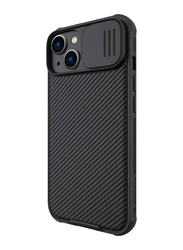 Nillkin Apple iPhone 14 CamShield Silky Liquid Silicone Protection Mobile Phone Case Cover, Black