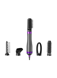 Gennext 5-in-1 Comb Air warp Styler Multifunctional Quickly Hair Dryer & Styler, 3000W, Multicolour