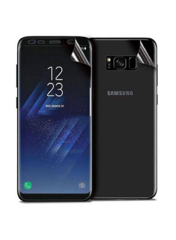 Gennext Samsung Galaxy S8+ Hydrogel Film Front and Back Screen Jelly Protector, Clear