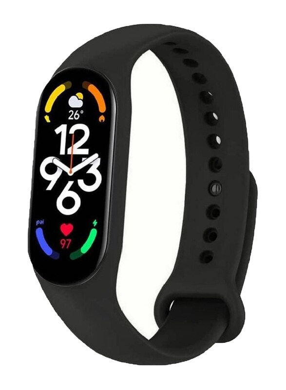 

Gennext Silicone Strap for Xiaomi Mi Band 7, Black