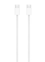 1-Meter USB-C Charge Cable 60W for Apple iPhone 15/15plus/15pro/15promax, White