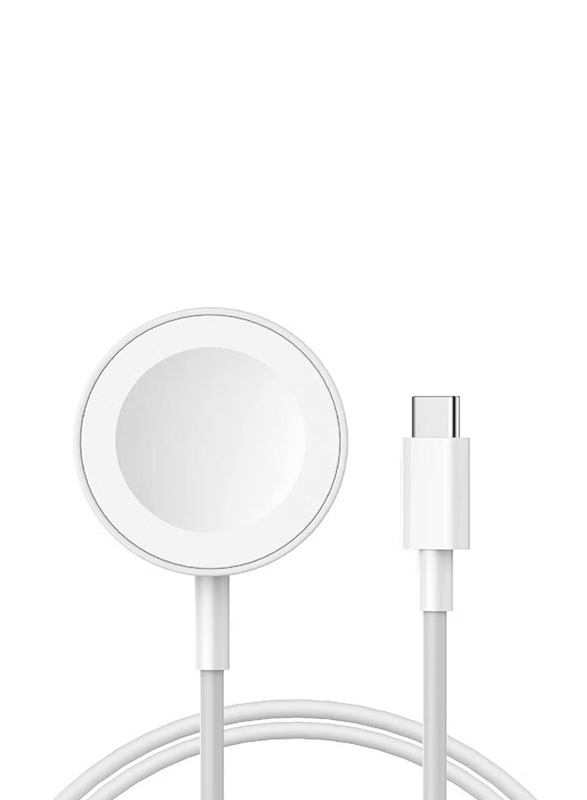 Watch Charger with Charging Cable for Apple Watch Series SE/6/5/4/3/2/1, White