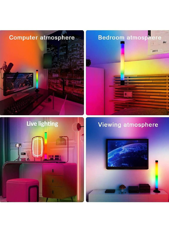 Gennext RGB Smart LED Light Bars with Multi-Modes Timer & Remote Party Control, Multicolour