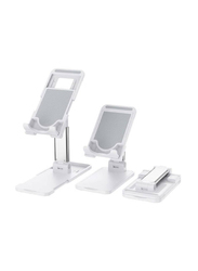 Usams Universal Retractable Foldable Desktop Phone And Tablet Stand, White