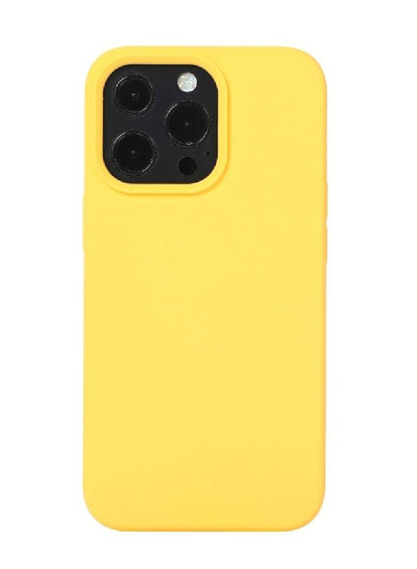 

Generic Apple iPhone 14 Pro Protective Soft Silicone Mobile Phone Case Cover, Yellow