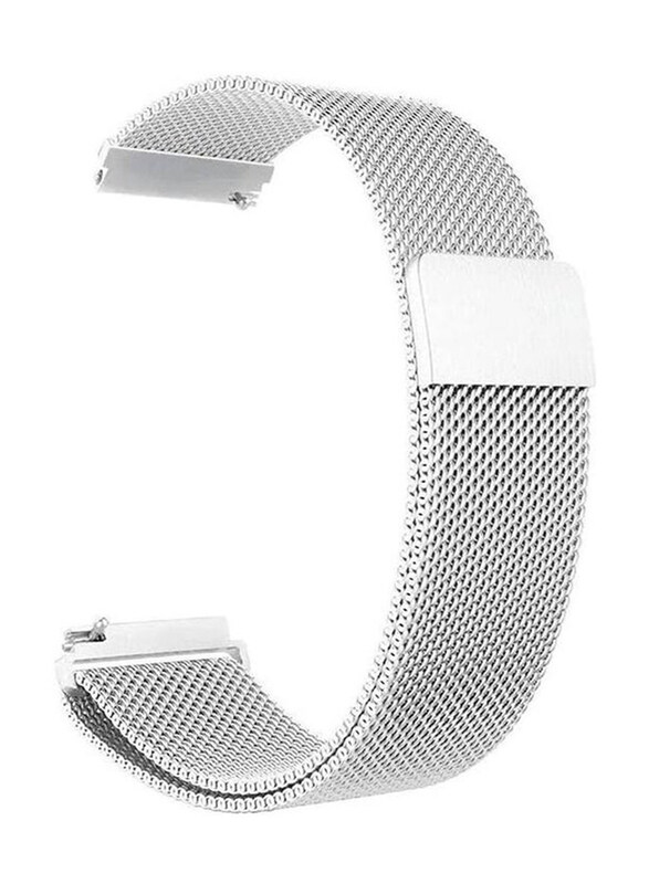 Gennext 22mm Replacement Milanese Band for Fossil Gen 4/5, Silver