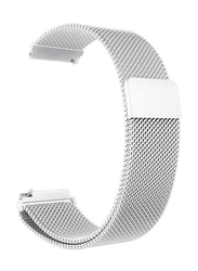 Gennext 22mm Replacement Milanese Band for Fossil Gen 4/5, Silver