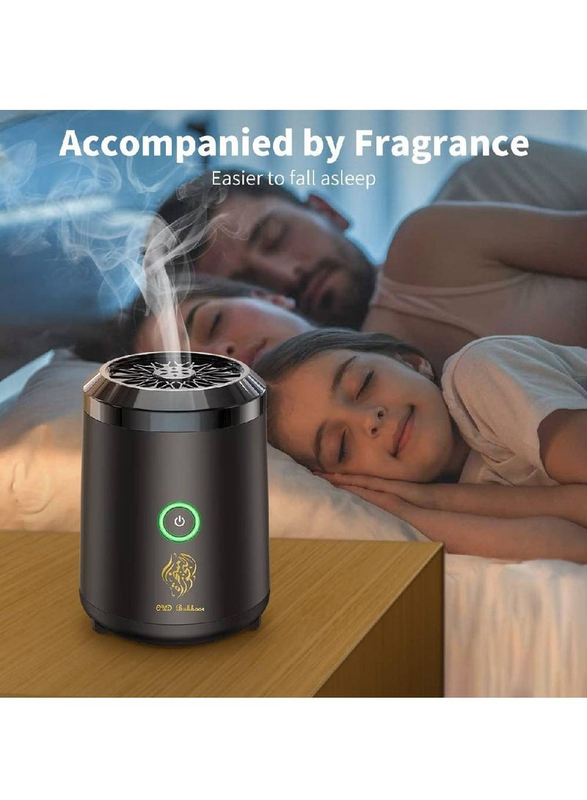 Bukhoor Mini Electric Incense Bukhoor Burner Aroma Diffuser, Black