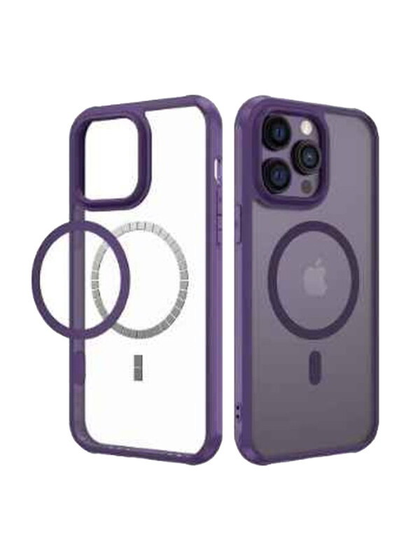 

Zoomee Apple iPhone 14 Pro Max Magnetic MagSafe Mobile Phone Case Cover, Purple